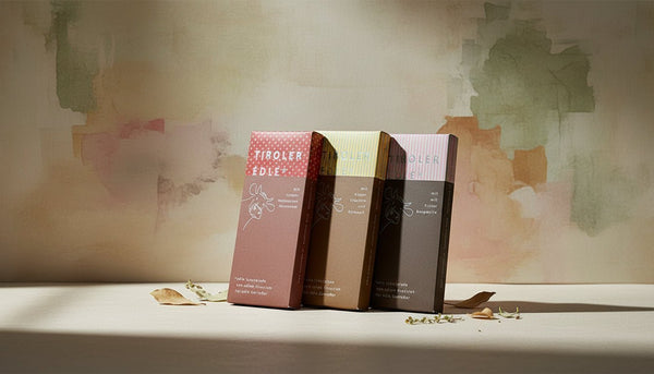 Tiroler Edle: vier Tafeln mit 46 Prozent Füllung - TIROLISH