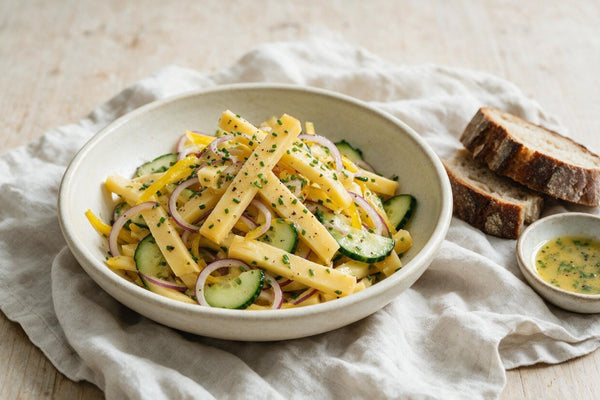 Tiroler Käsesalat: das Rezept mit Bergkäse - TIROLISH