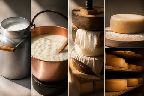 Wie wird Käse hergestellt: Von der Milch zum Genuss - TIROLISH