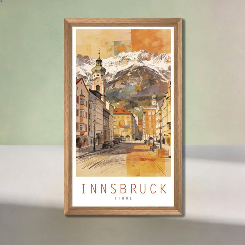 Innsbruck, 27 x 48 cm - TIROLISH