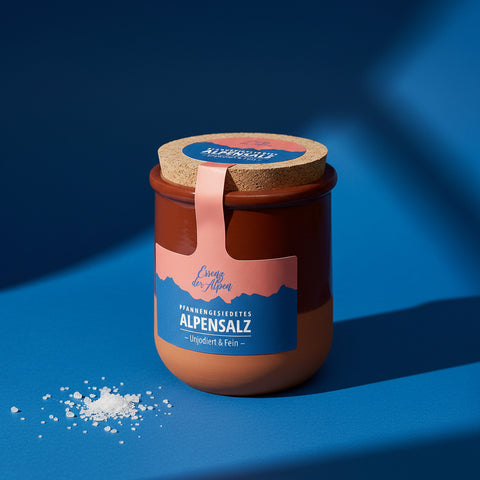 Pfannengesiedetes Alpensalz