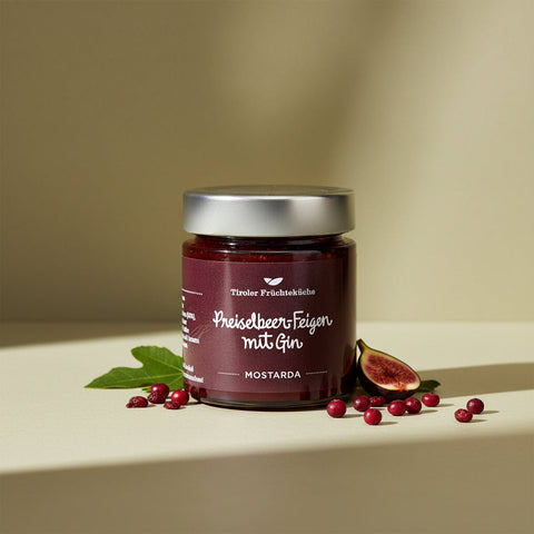 Preiselbeer - Feigen - Mostarda mit Gin - TIROLISH