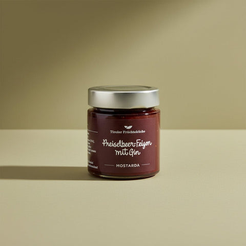 Preiselbeer - Feigen - Mostarda mit Gin - TIROLISH