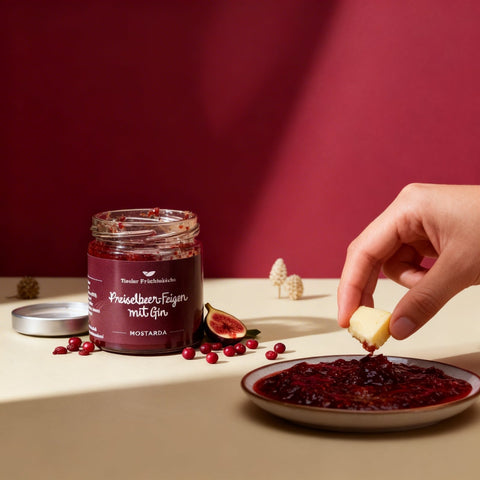 Preiselbeer - Feigen - Mostarda mit Gin - TIROLISH
